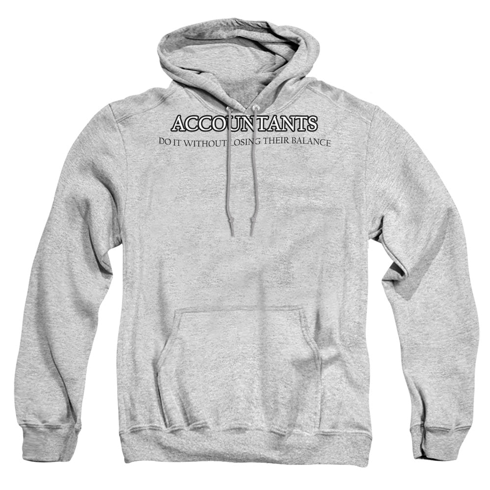 Accountants Do It Balance - Adult Pull-over Hoodie - Athletic Heather