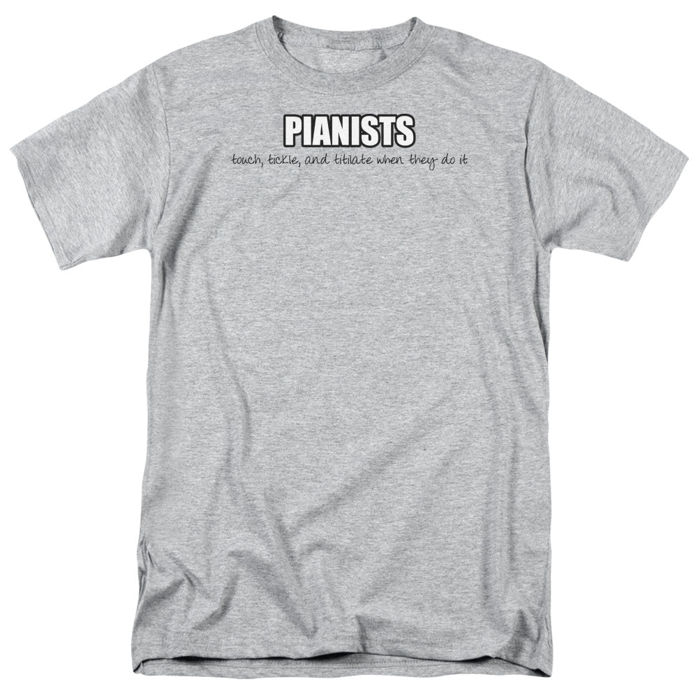 Pianist Do It - Short Sleeve Adult 18 - 1 - Athletic Heather T-shirt