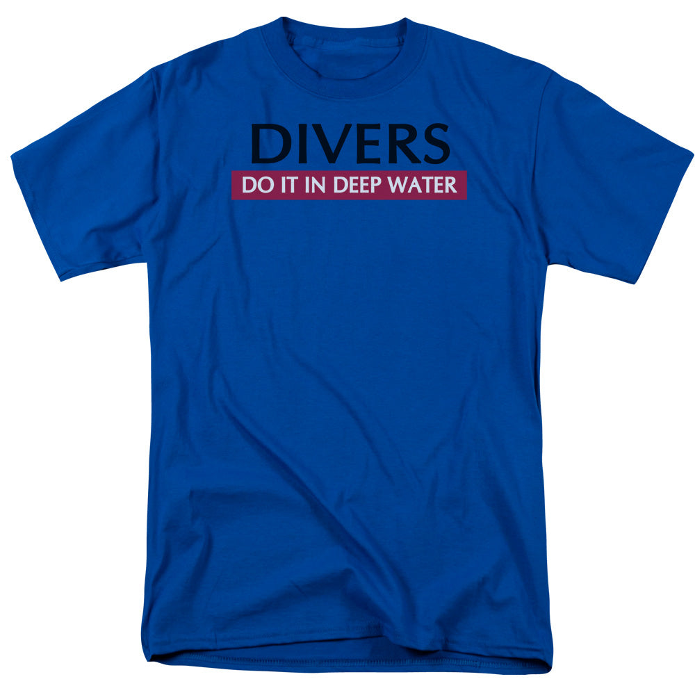 Divers Do It - Short Sleeve Adult 18 - 1 - Royal Blue T-shirt