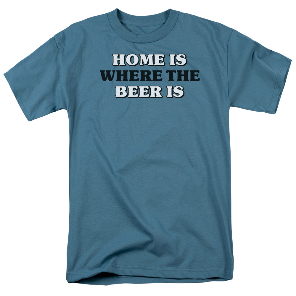 Where The Beer Is - Short Sleeve Adult 18 - 1 - Slate T-shirt