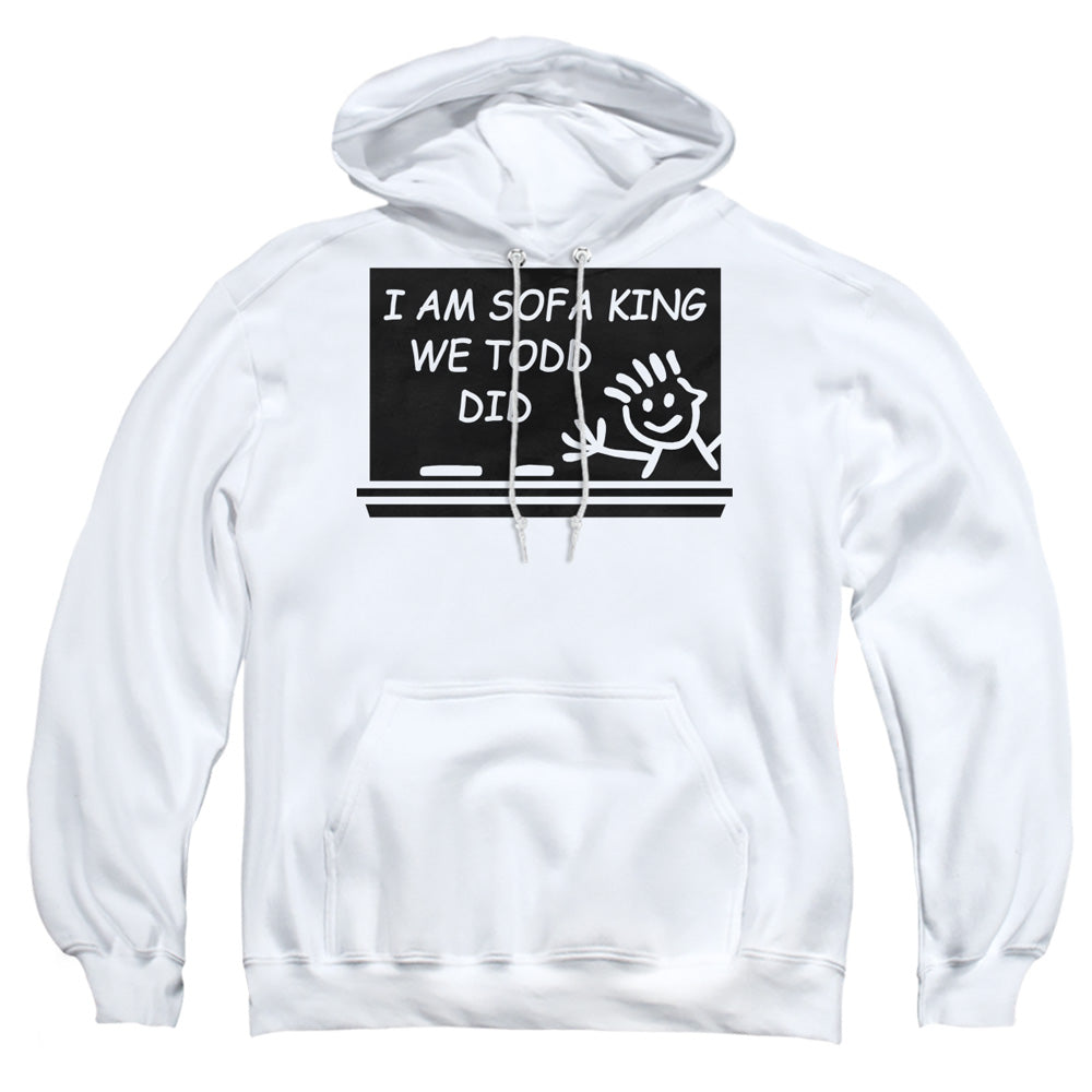 I Am Sofa King - Adult Pull-over Hoodie - White