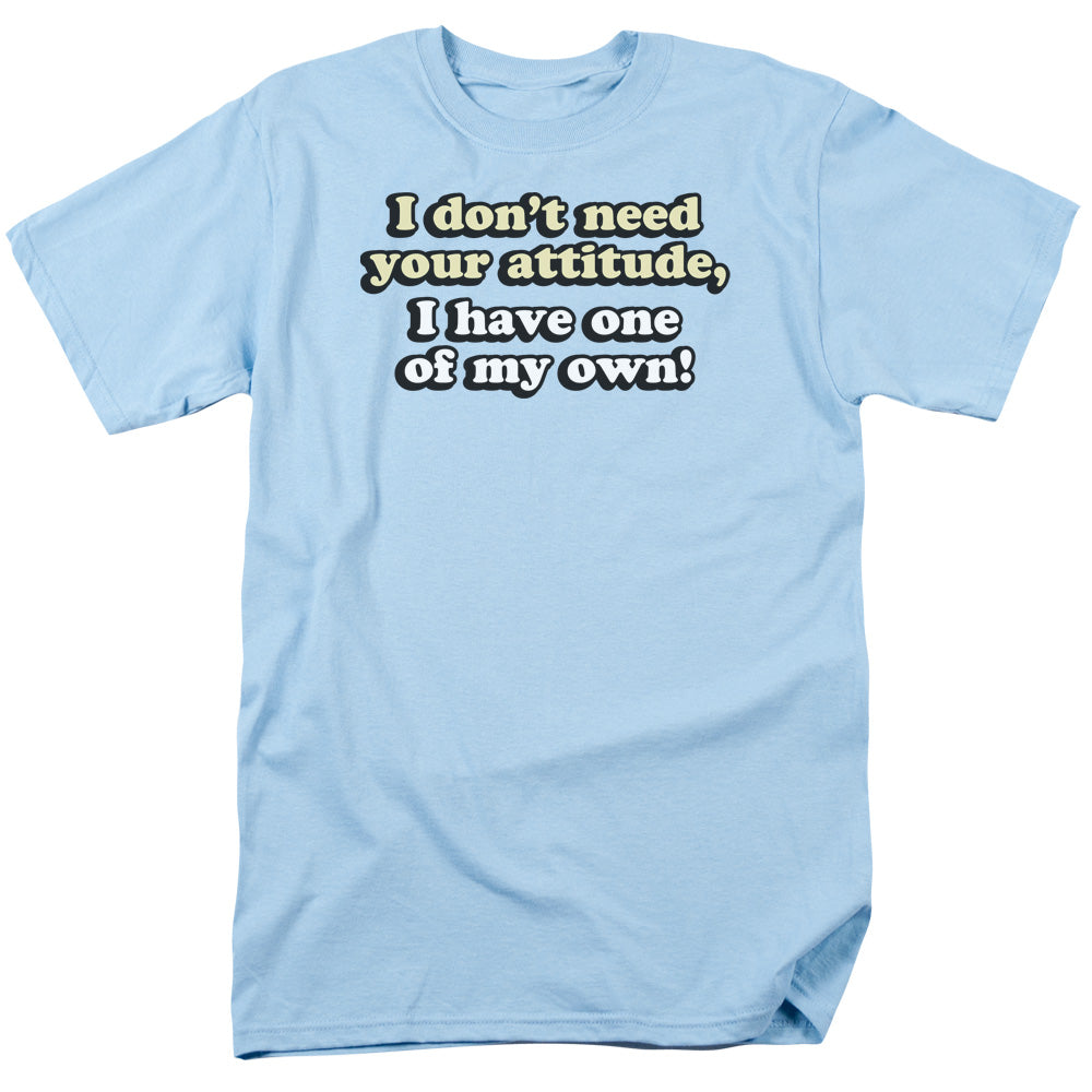 Your Attitude - Short Sleeve Adult 18 - 1 - Light Blue T-shirt