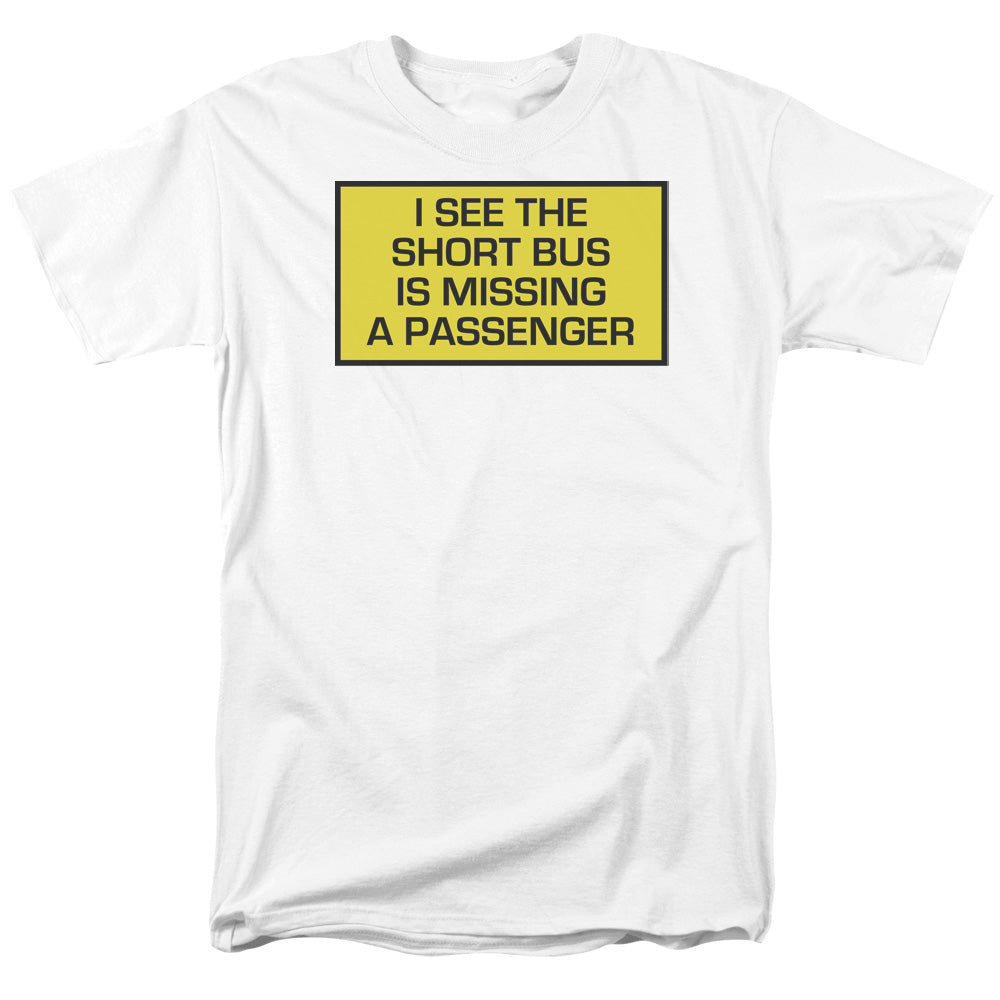 Short Bus - Short Sleeve Adult 18 - 1 - White T-shirt