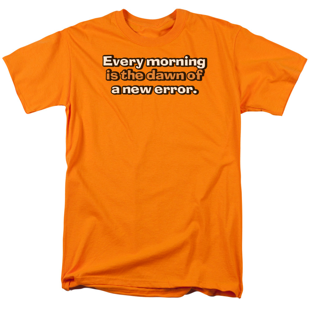 Dawn Of New Error - Short Sleeve Adult 18 - 1 - Orange T-shirt