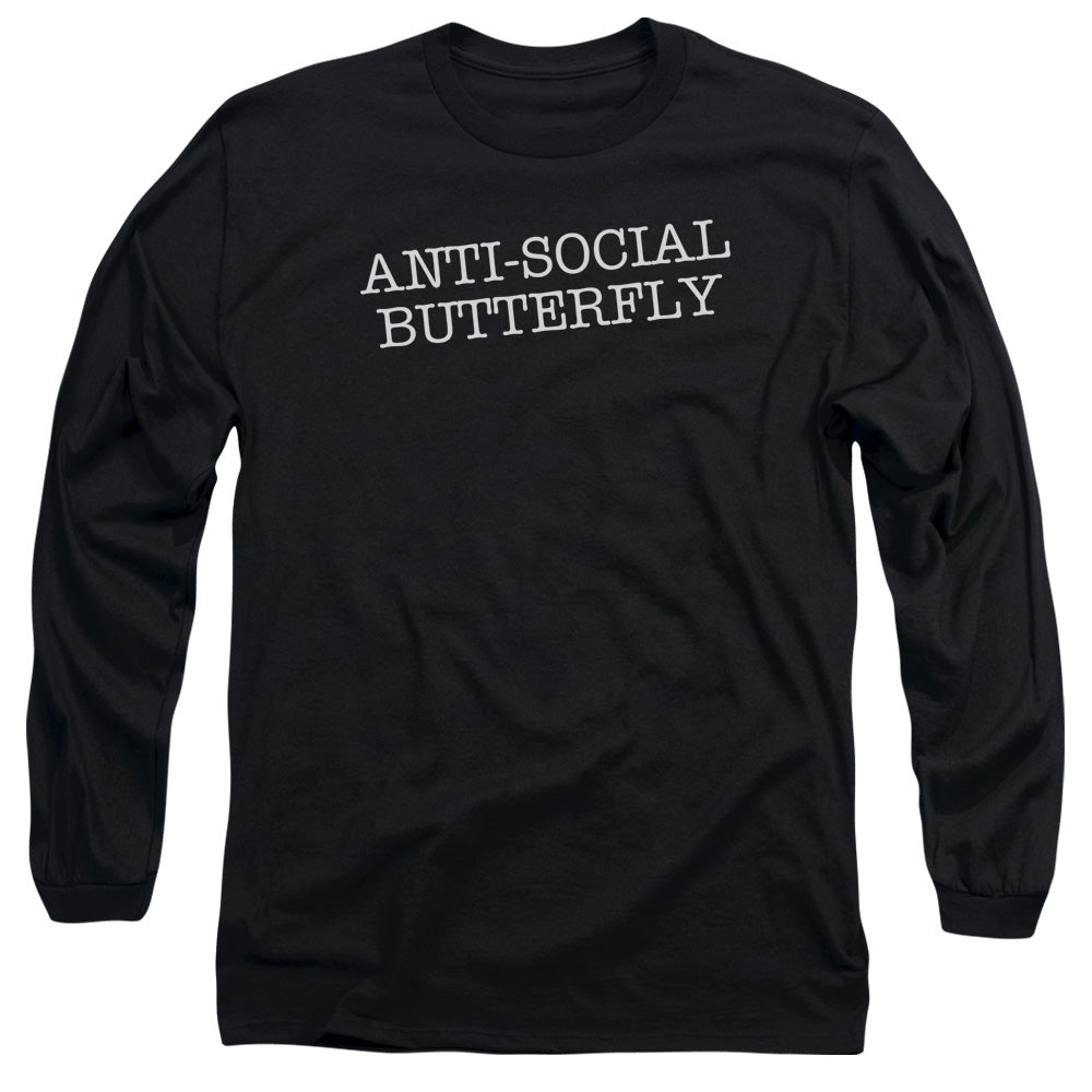 Antisocial Butterfly - Long Sleeve Adult 18 - 1 - Black T-shirt