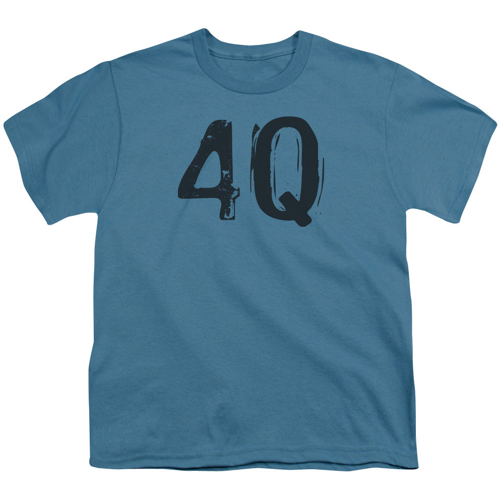 4q - Short Sleeve Youth 18 - 1 - Slate T-shirt