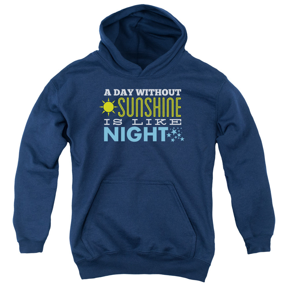 Sunshine - Youth Pull-over Hoodie - Navy