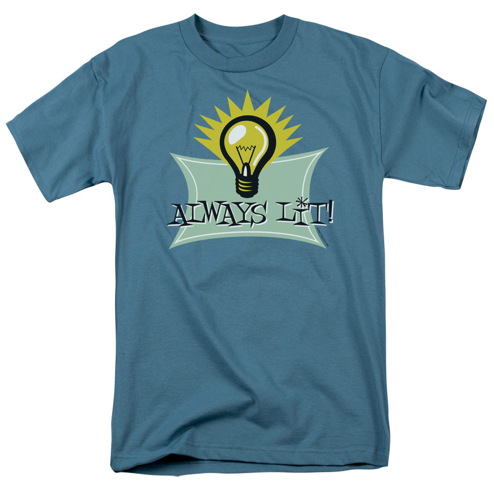 Always Lit - Short Sleeve Adult 18 - 1 - Slate T-shirt