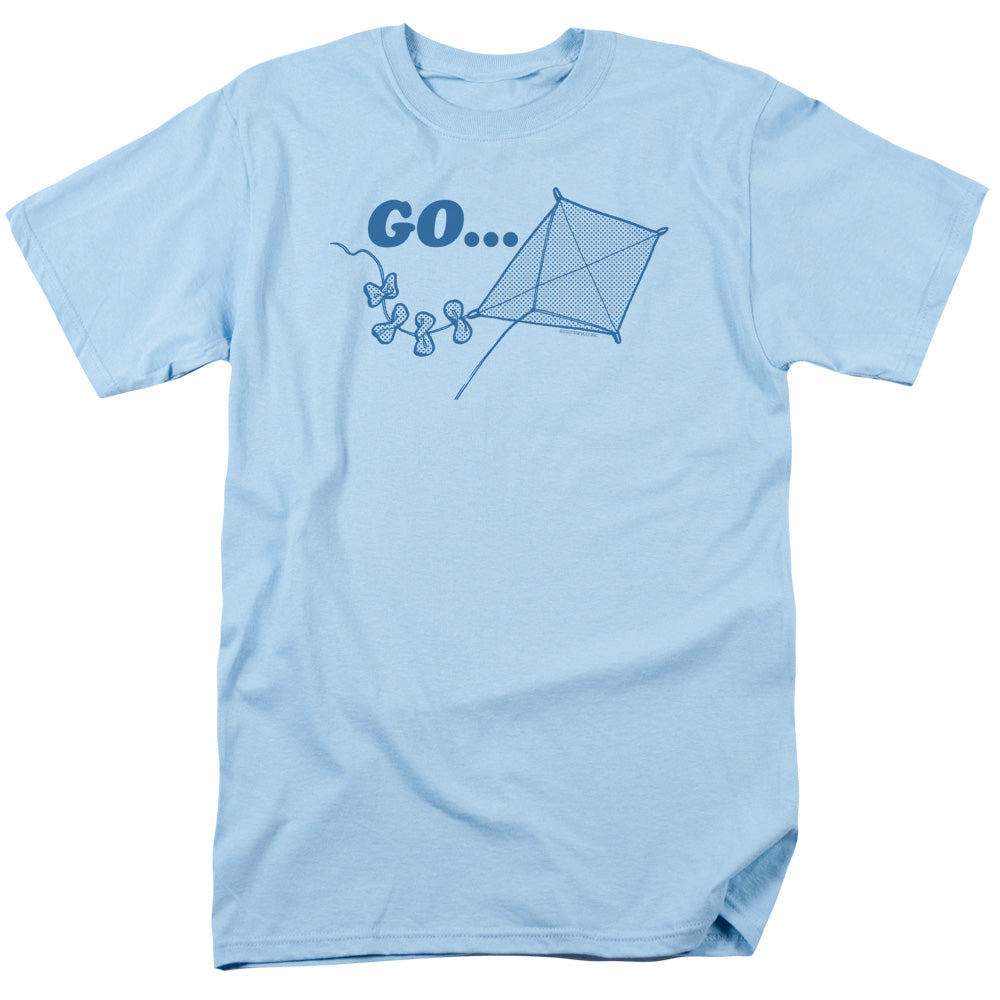 Go Fly A Kite - Short Sleeve Adult 18 - 1 - Light Blue T-shirt