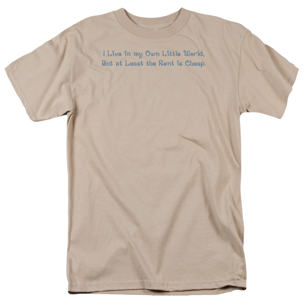 My Own Little World - Short Sleeve Adult 18 - 1 - Sand T-shirt