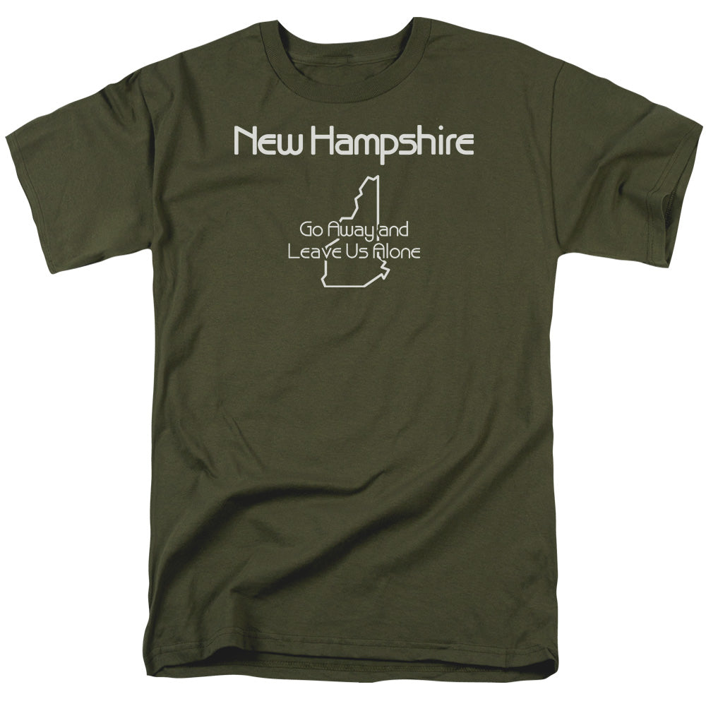 New Hampshire - Short Sleeve Adult 18 - 1 - Military Green T-shirt