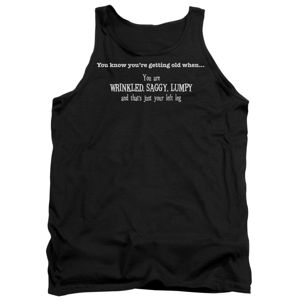 Getting Old Wrinkled - Adult Tank - Black