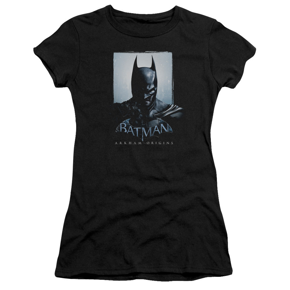 Batman Arkham Origins - Two Sides - Short Sleeve Junior Sheer - Black T-shirt