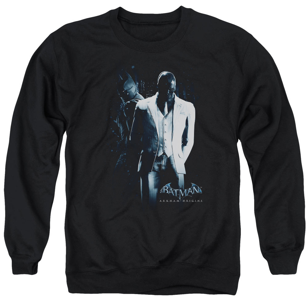 Batman Arkham Origins - Black Mask - Adult Crewneck Sweatshirt - Black