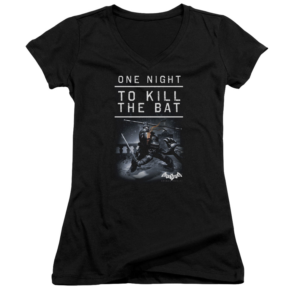 Batman Arkham Origins - One Night - Junior V-neck - Black