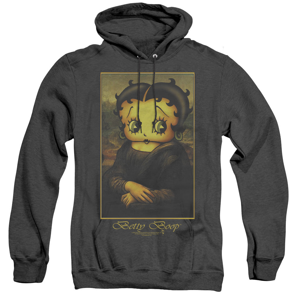 Betty Boop - Boopalisa - Adult Heather Hoodie - Black