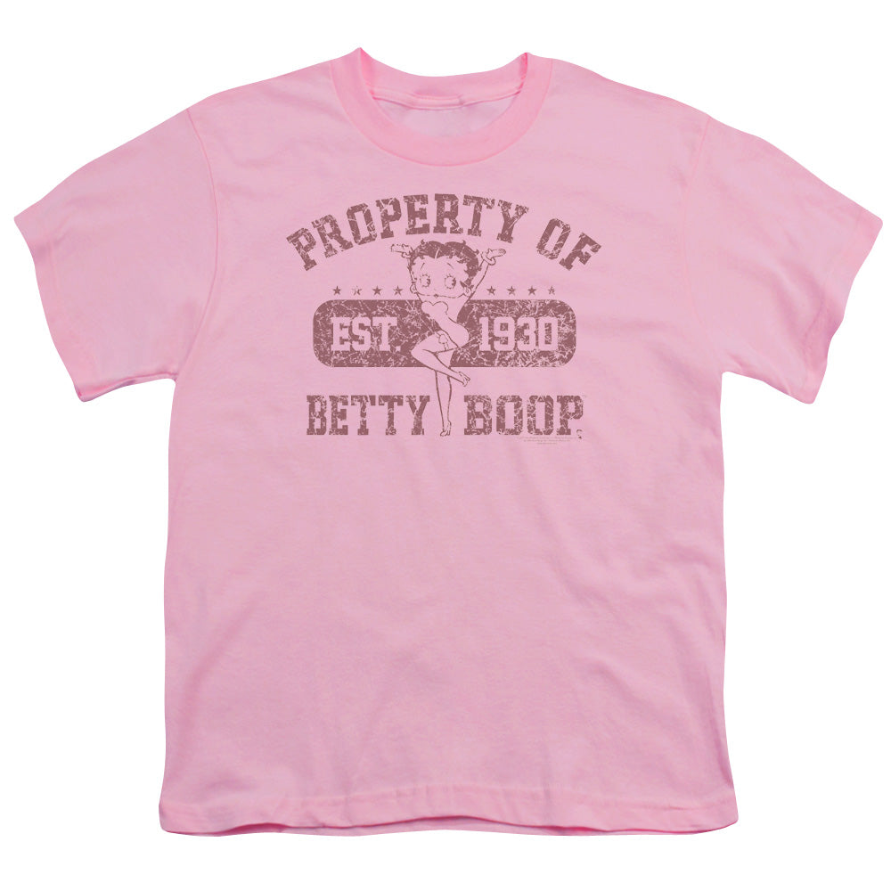 BETTY BOOP PROPERTY OF BETTY BOOP - S/S YOUTH 18/1 - PINK T-Shirt