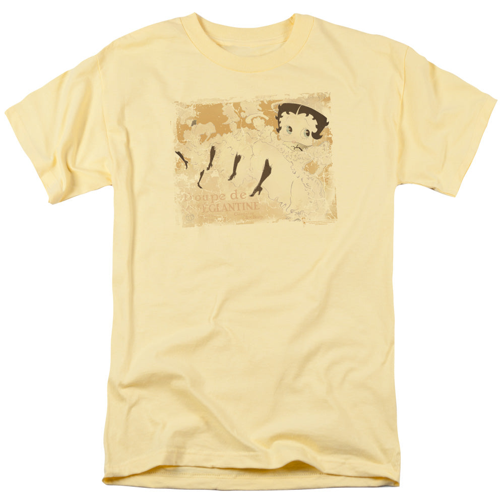 Betty Boop - Can Can - Short Sleeve Adult 18/1 - Banana T-shirt