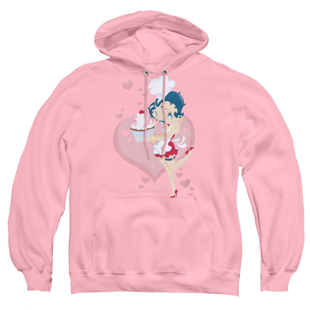 Betty Boop - Cupcake - Adult Pull-over Hoodie - Pink