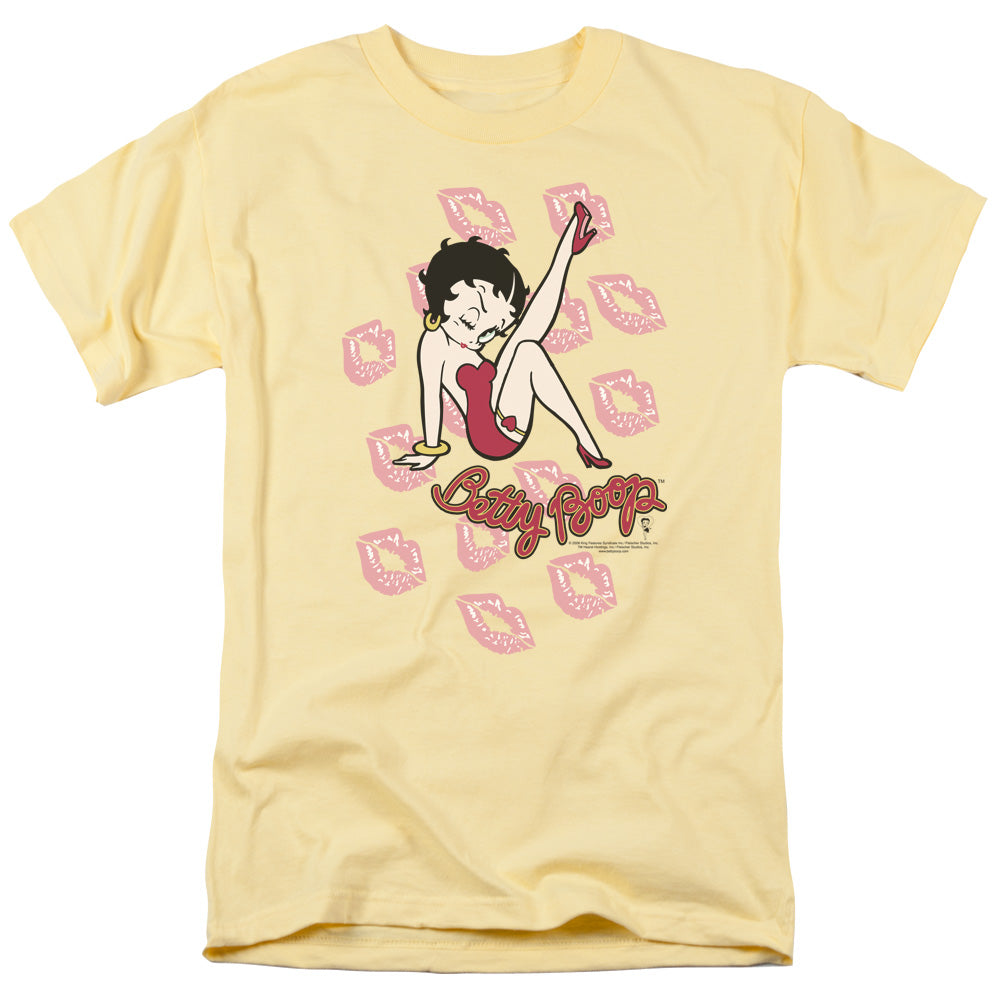 BETTY BOOP KISSES - S/S ADULT 18/1 - BANANA T-Shirt