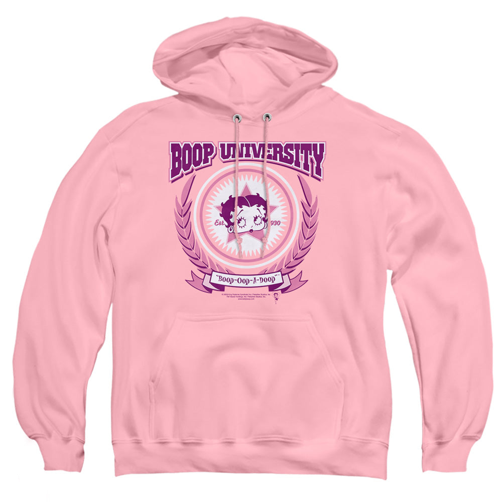 Betty Boop - Boop University - Adult Pull-over Hoodie - Pink