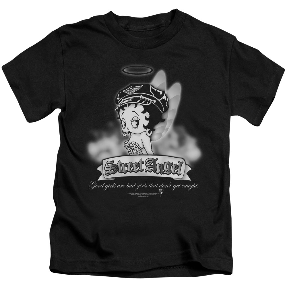 BETTY BOOP STREET ANGEL - S/S JUVENILE 18/1 - BLACK - T-Shirt