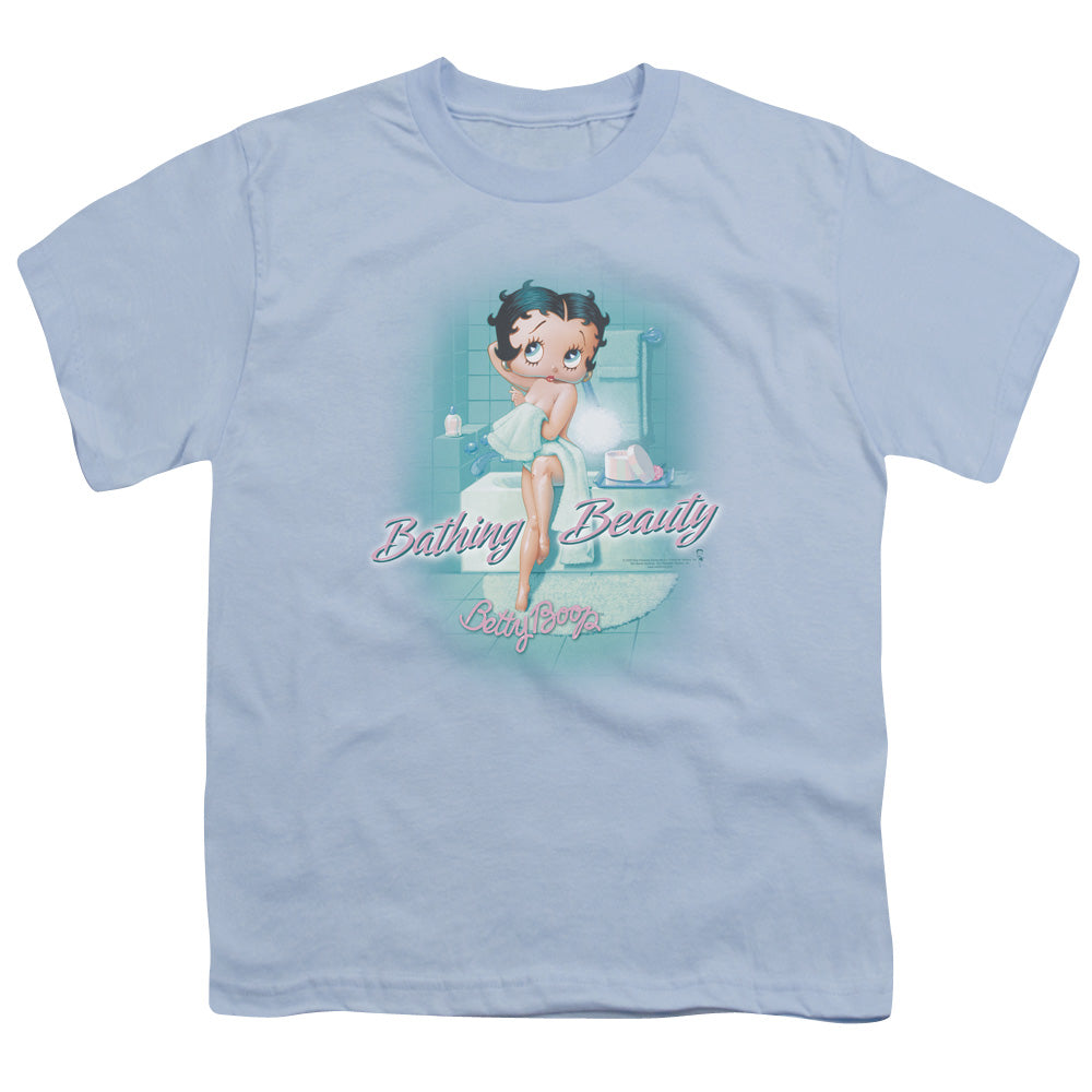 Betty Boop - Bathing Beauty - Short Sleeve Youth 18/1 - Light Blue T-shirt