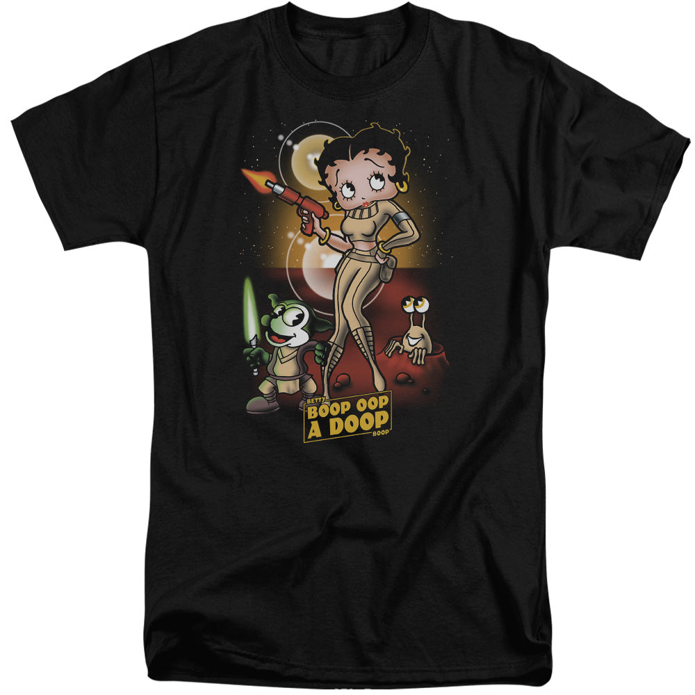 Betty Boop - Star Princess - Short Sleeve Adult Tall - Black T-shirt