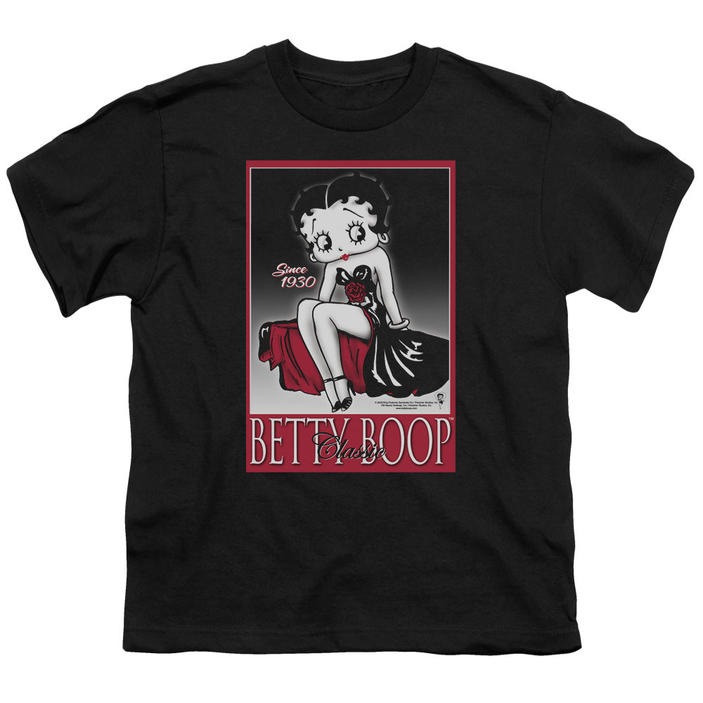 Betty Boop - Classic - Short Sleeve Youth 18/1 - Black T-shirt