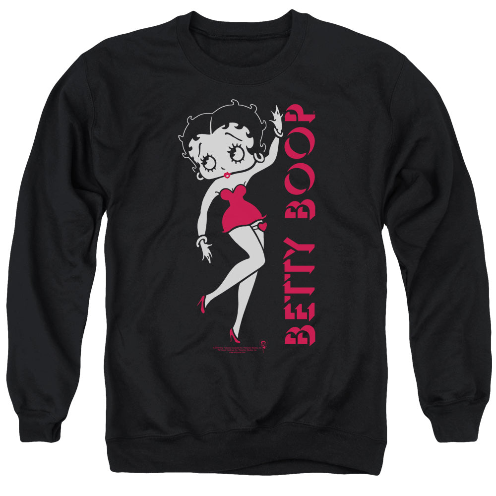 Betty Boop - Classic - Adult Crewneck Sweatshirt - Black