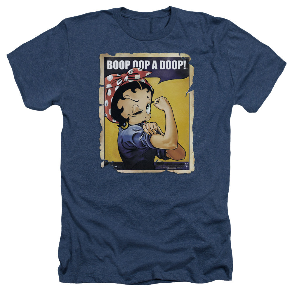 Betty Boop - Power - Adult Heather - Navy