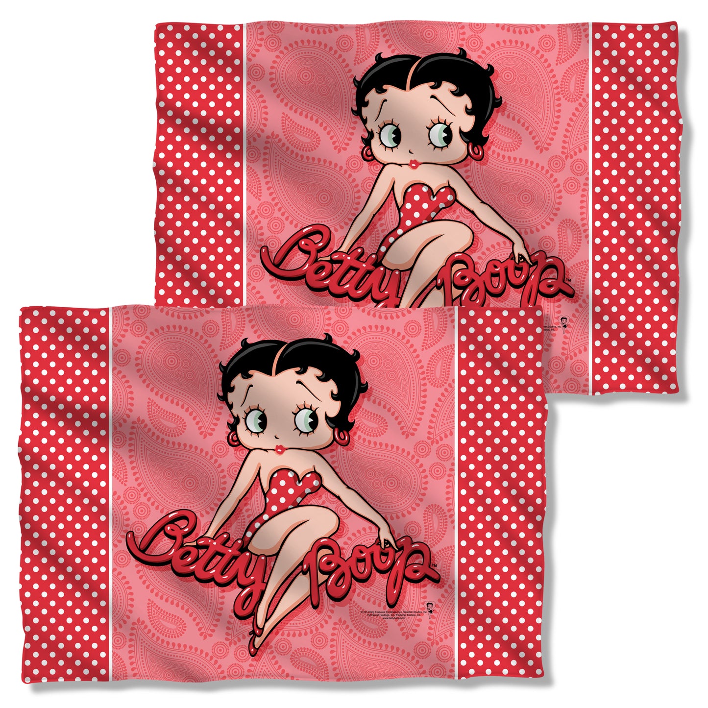 Betty Boop Paisley & Polka Dots  (Front/back