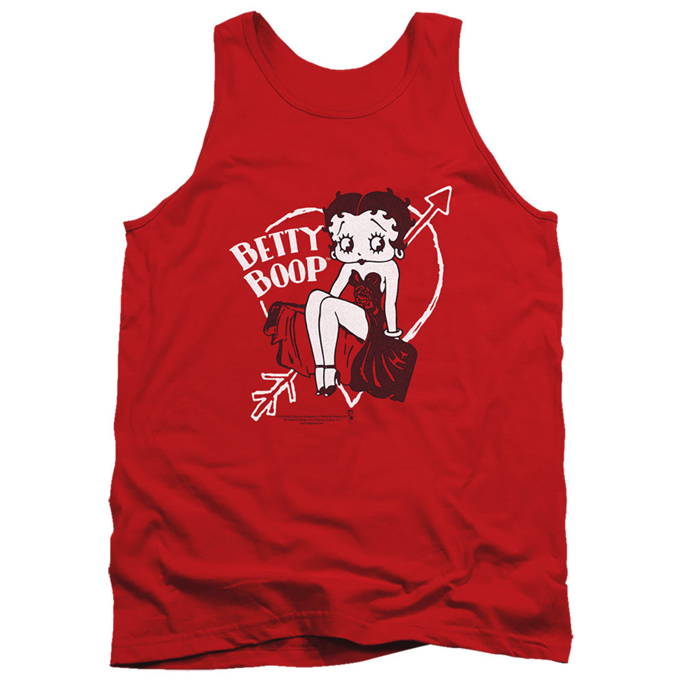 Betty Boop - Lover Girl - Adult Tank - Red