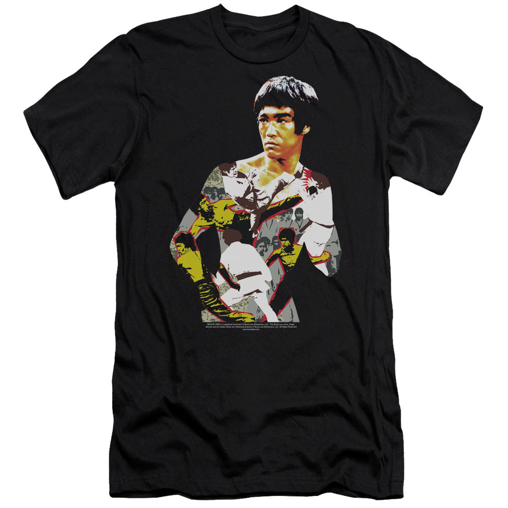 Bruce Lee - Body Of Action - Short Sleeve Adult 30/1 - Black T-shirt