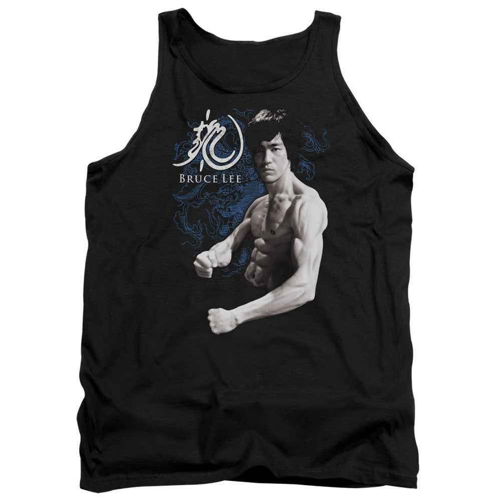 Bruce Lee - Dragon Stance - Adult Tank - Black