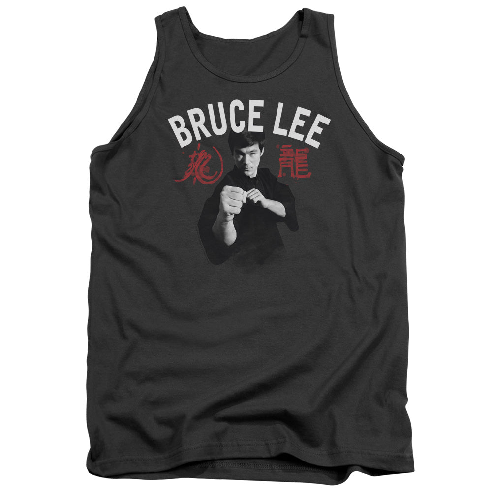 Bruce Lee - Ready - Adult Tank - Charcoal