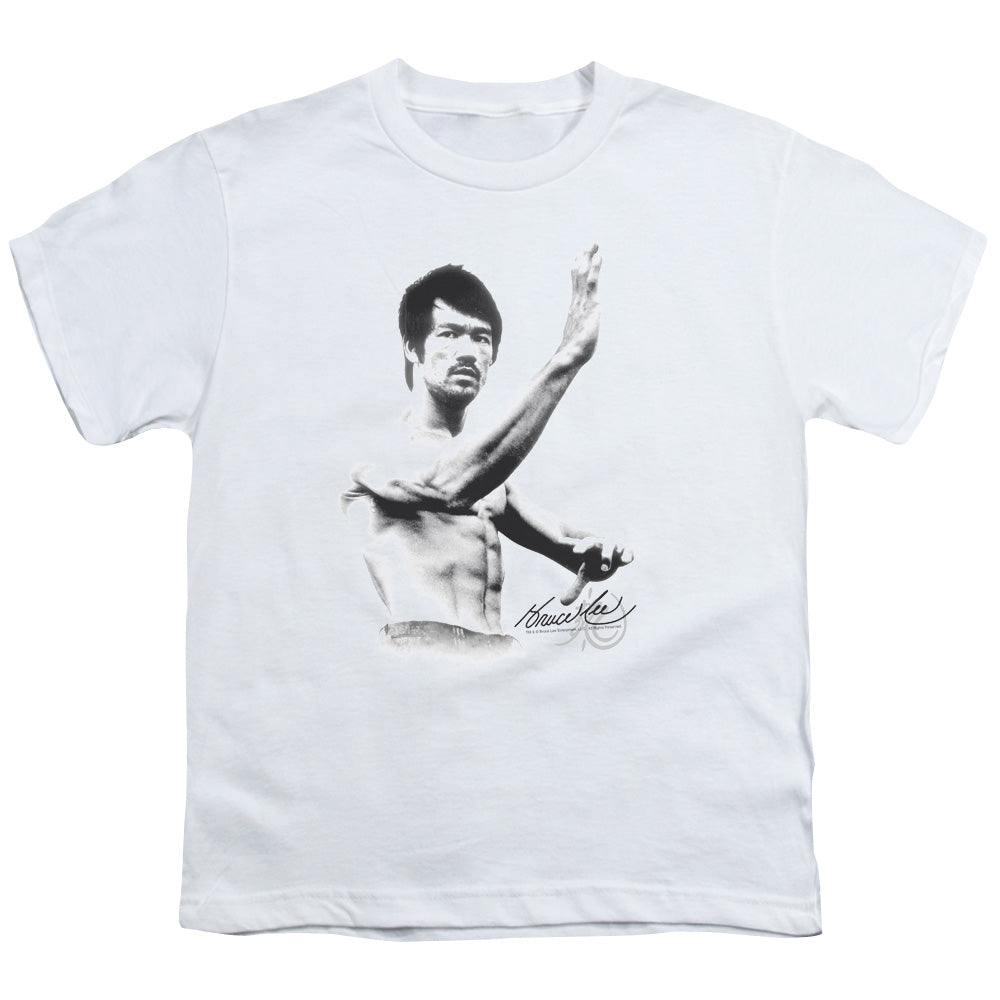 Bruce Lee - Serenity - Short Sleeve Youth 18/1 - White T-shirt