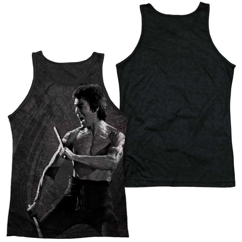 Bruce Lee Dragon Print-adult Poly Tank Top