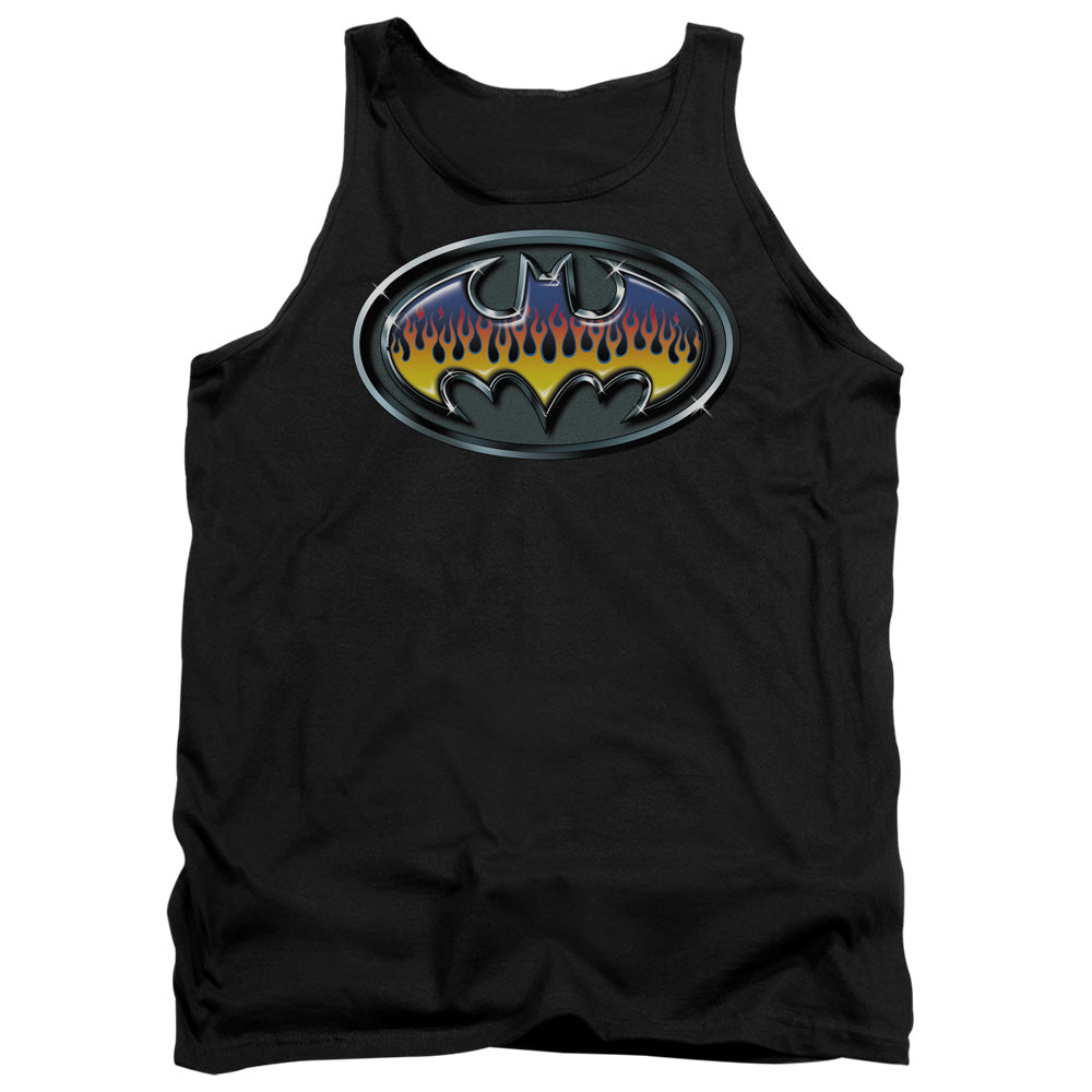 Batman - Hot Rod Shield - Adult Tank - Black