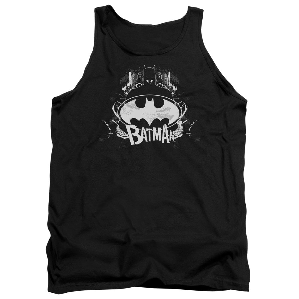 Batman - Grim & Gritty - Adult Tank - Black