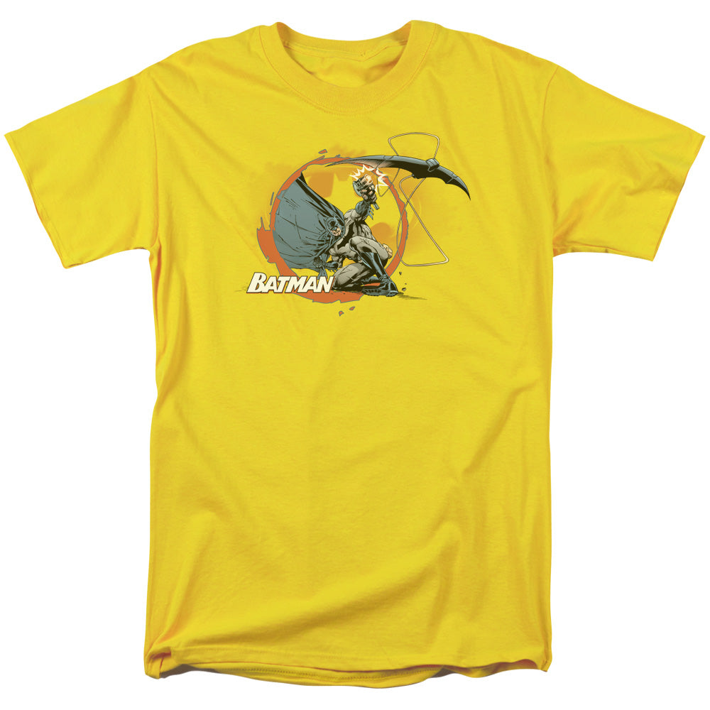 Batman - Batarang Shot - Short Sleeve Adult 18/1 - Yellow T-shirt