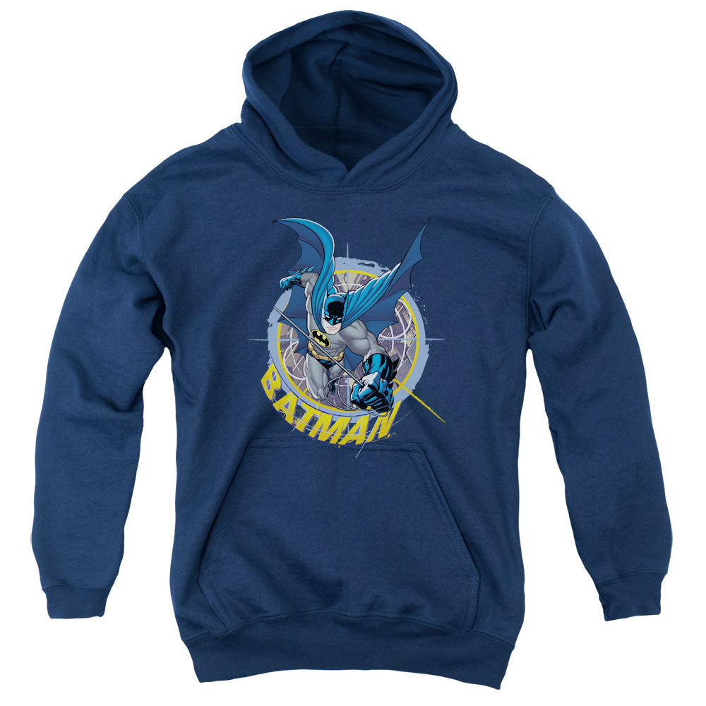 Batman - In The Crosshairs - Youth Pull-over Hoodie - Navy