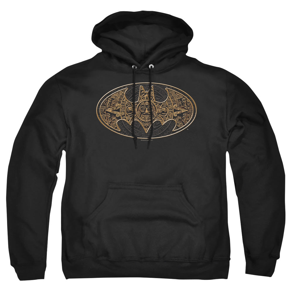 Batman - Aztec Bat Logo - Adult Pull-over Hoodie - Black