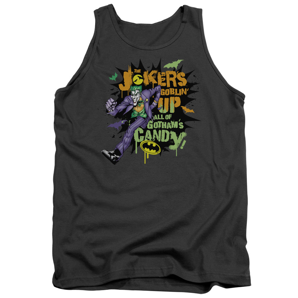 Batman - Goblin Candy - Adult Tank - Charcoal