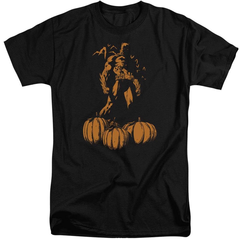 Batman - A Bat Among Pumpkins - Short Sleeve Adult Tall - Black T-shirt