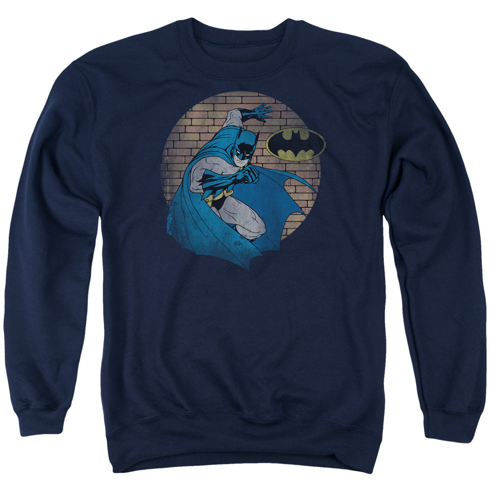 Batman - In The Spotlight - Adult Crewneck Sweatshirt - Navy