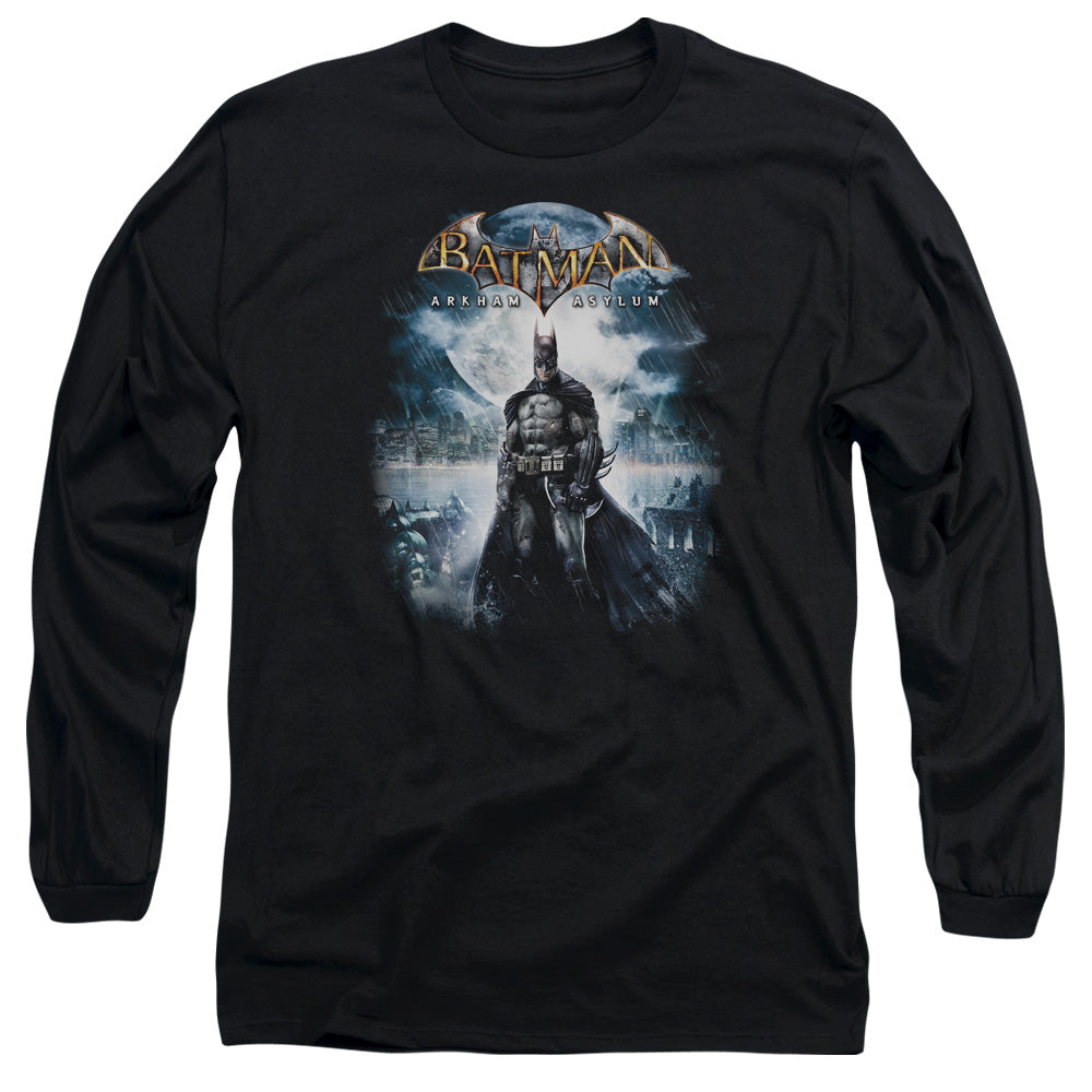 Batman Aa - Game Cover - Long Sleeve Adult 18/1 - Black T-shirt