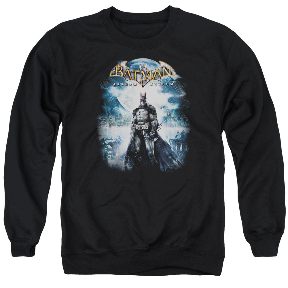 Batman Aa Game Cover - Adult Crewneck Sweatshirt - Black