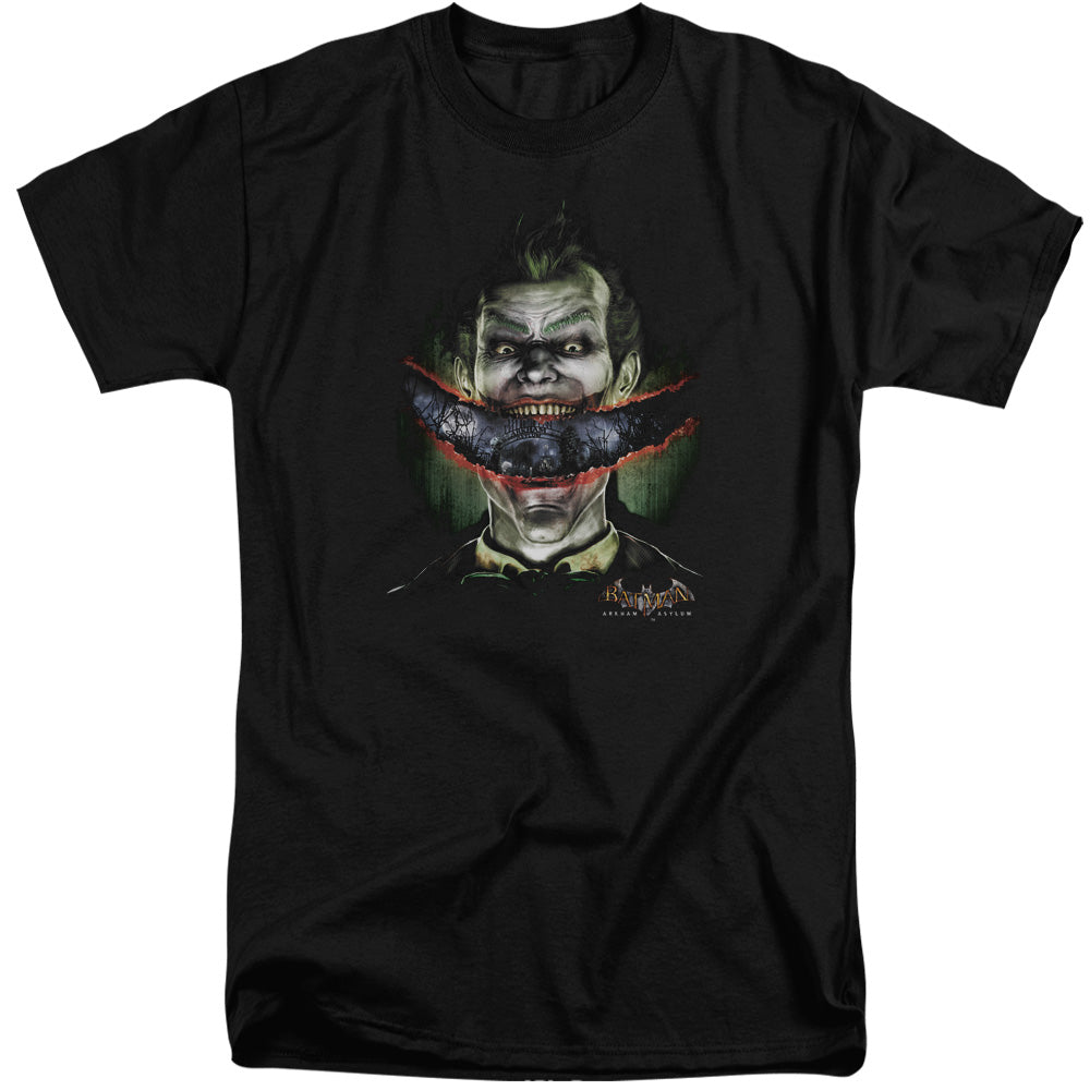 Batman Aa - Crazy Lips - Short Sleeve Adult Tall - Black T-shirt