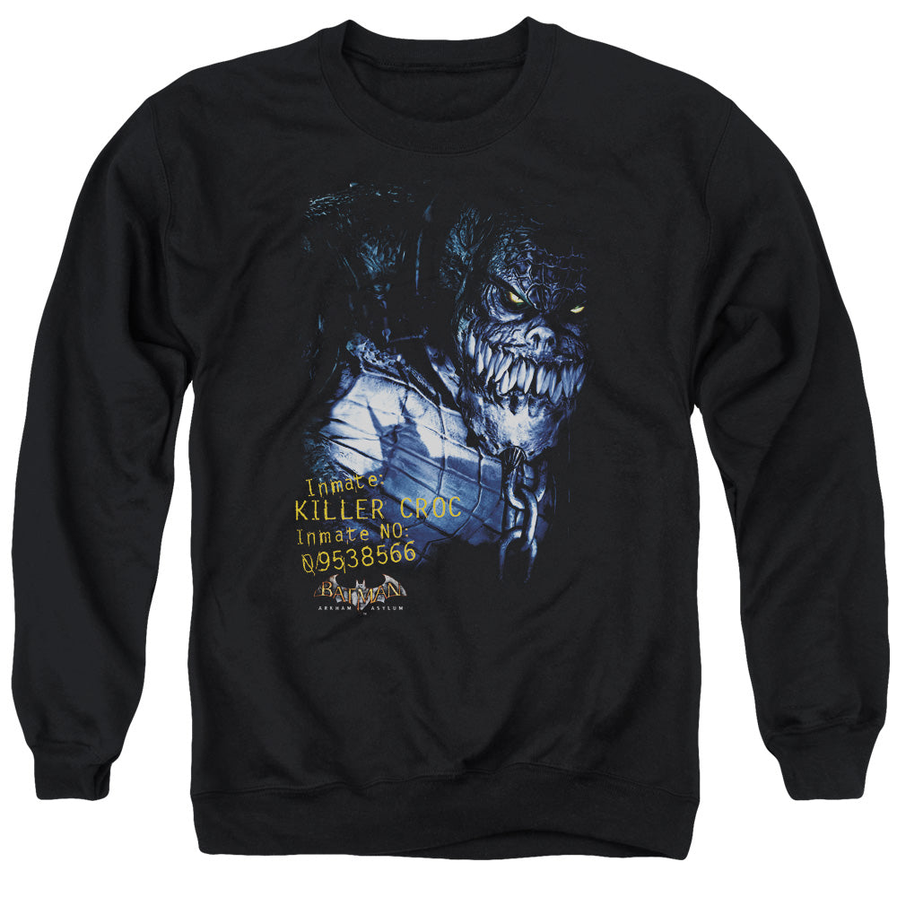 Batman Aa - Arkham Killer Croc - Adult Crewneck Sweatshirt - Black